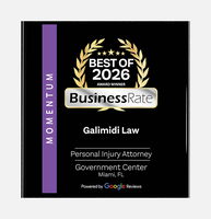 Best of 2026 — Personal Injury Attorney, Galimidi Law (Business Rate, powered by Google Reviews)
